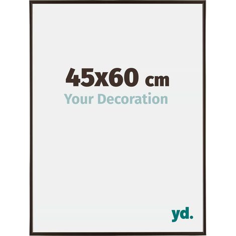 yd. - Cadre photo 45x60 - Anthracite - Plastique - Evry