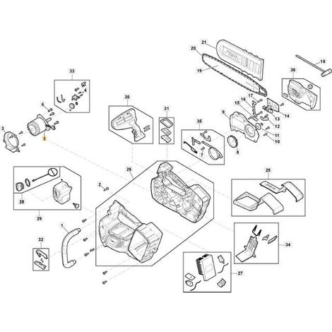 MOTORE SENZA SPAZZOLE 48V ORIGINALE STIGA - 118810875/0