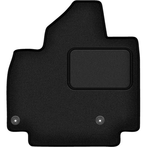 Alfombrilla de terciopelo para el conductor para: Kia EV9 crossover de 7 plazas (2023-) negra (1/5)
