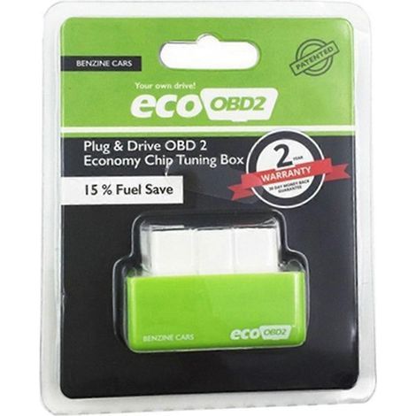 OBD2 ECOOBD2 Boîtier de réglage de puce pour voiture Eco Pro, économiseur de carburant, dispositif d'économie d'essence (1/5)
