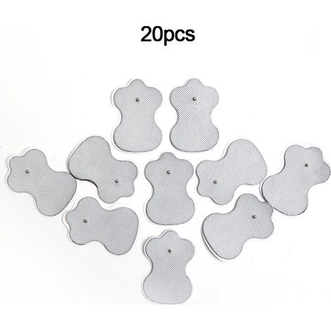 10/20 électrodes pour appareil de thérapie TENS, coussinets auto-adhésifs, stimulateur musculaire, masseur, soins de santé05285
