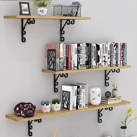 Serre-livres en métal, base antidérapante, noir, pour bibliothèque, bureau, maison et école, 1 paire de serre-livres, branches noires (1/5)