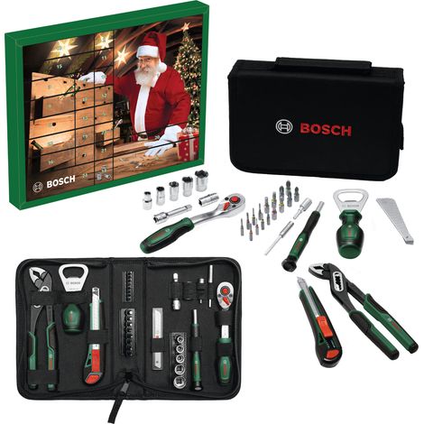Bosch 44 Piece Hand Tools Advent Calendar 2026 Ratchet Pliers Screwdriver Bits + (1/5)