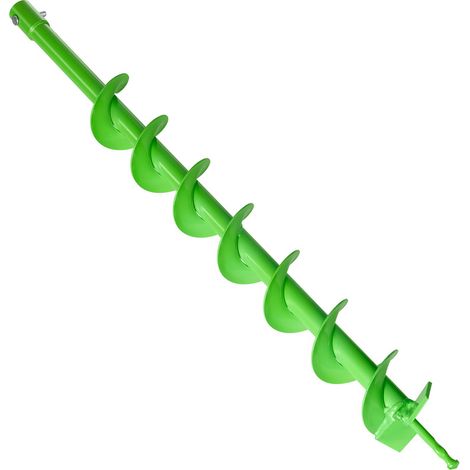 Mèche de forage pour plantation, mèche spirale 60 x 800 mm, compatible avec les perceuses à entraînement de 20 mm de diamètre intérieur, outil robuste pour planter les bulbes, accessoires de forage po (1/5)