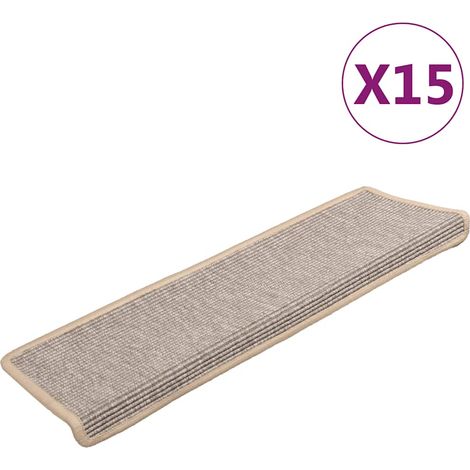 Maison Exclusive - Stufenmatten 15 Stk. 65x21x4 cm Silber Rechtec
