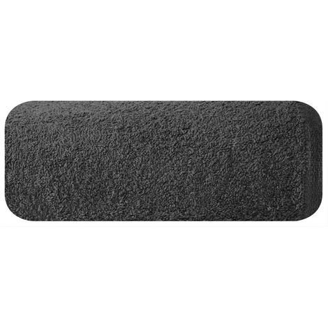 Toalla de mano clásica de algodón Eurofirany SMOOTH1 30X50CM negra (1/5)