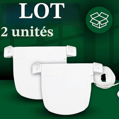 Roller Shutter Reel  Roller Shutter Strap  Ribbon 14 mm  White (1/4)