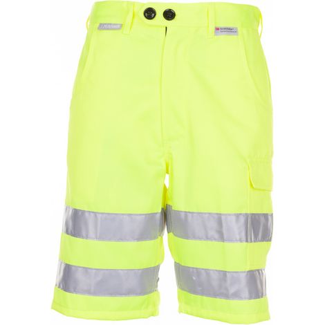 Arbeitshose Shorts Warnschutz uni gelb Größe XXL (1/5)