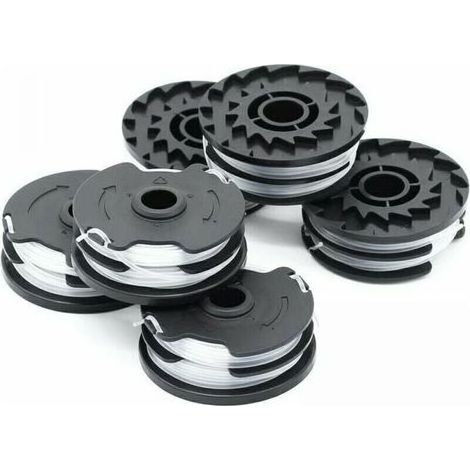 Paquet de 6 bobines de rechange pour tondeuses à gazon LIDL Parkside PRTA 20-Li A1, B2, C3, PRT 550 A1, A3, PRT 300 A1 (1/4)
