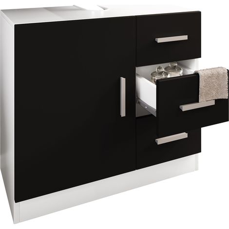 Holz Badunterschrank Zalo XL Schublade