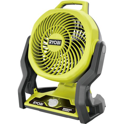 Ventilateur Sans Fil 18V ONE+ RF18-0 – Orientation Réglable, 3 Vitesses, ULTRA Silencieux – Idéal Bureau, Télétravail, Camping, Garage – Batterie Non Incluse (1/5)