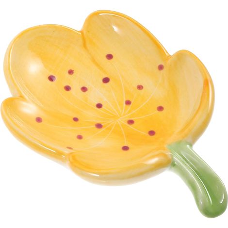 Shaped Ceramic Soap Dish for Kitchen Sink Simple Design