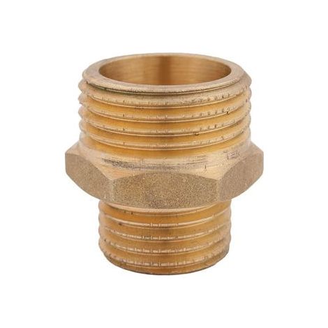 JS REDUZIERNIPPEL AGxAG           FLACHDICHTEND,1"x1 1/4",MESSING