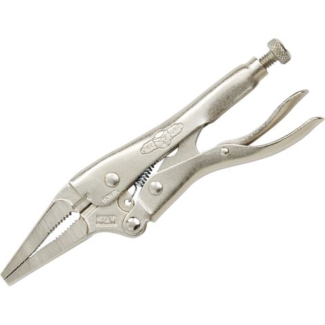 IRWIN T1602EL4 Self-Locking Needle Nose Pliers with Cutting Edge, 4-Inch (100 mm), 41mm Jaw Opening, Original Tool