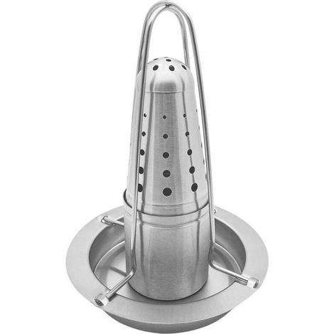 Grille de cuisson pour poulet en acier inoxydable, barbecue d'extérieur portable et multifonctionnel (1/5)