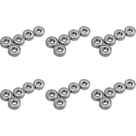 607Z 7 x 19 x 6 mm doppelt abgedichtete Rillenkugellager (30 Stück) (1/5)
