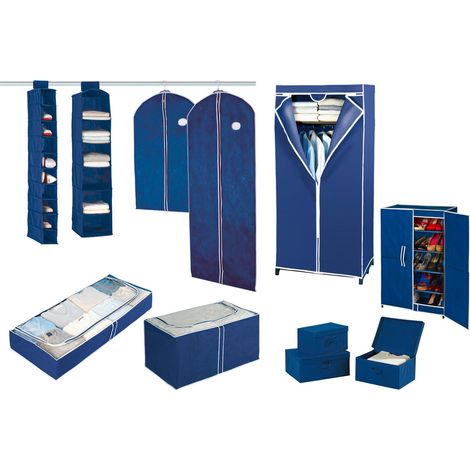 Kleiderschrank Air, mit Ablage, 75 x 160 x 50 cm - WENKO