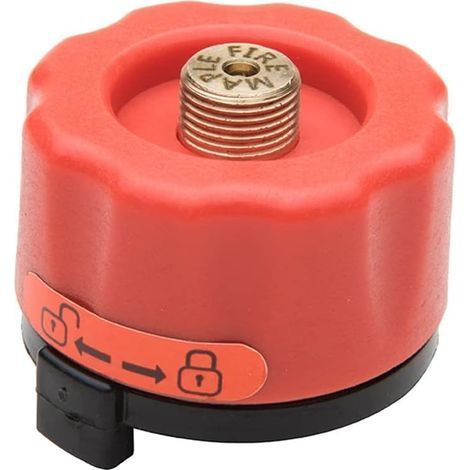 Adaptateur de Gaz pour Réchaud de Camping Convertisseur d'adaptateur de Bouteille de Gaz pour Cartouche de Butane en Cartouche de Gaz Vissée pour Une Utilisation en Extérieur. (1/5)