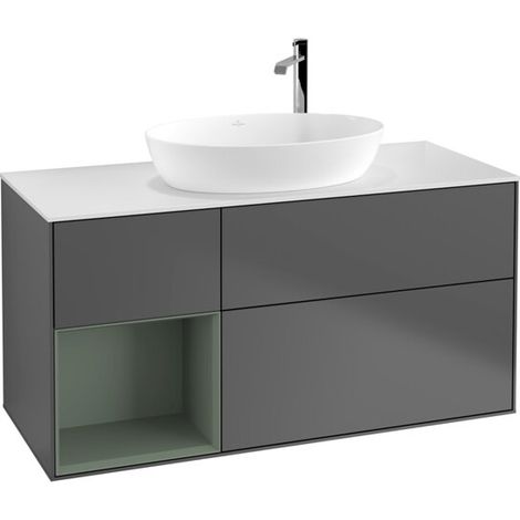 Villeroy & Boch F941GMGK Meuble sous-lavabo Finion F94 (1/2)