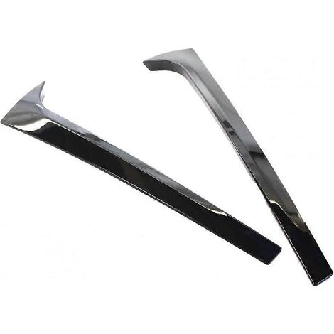 2 pièces Déflecteurs latéraux de lunette arrière noirs résistants pour Skoda Octavia Combi 14-19 Pare-soleil de pare-brise avant (1/5)