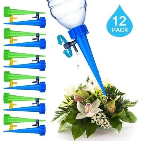 Appareil arrosage Automatique, Plantes Irrigation à Goutte avec vannes de régulation pour Jardin intérieur ou extérieur (1/4)