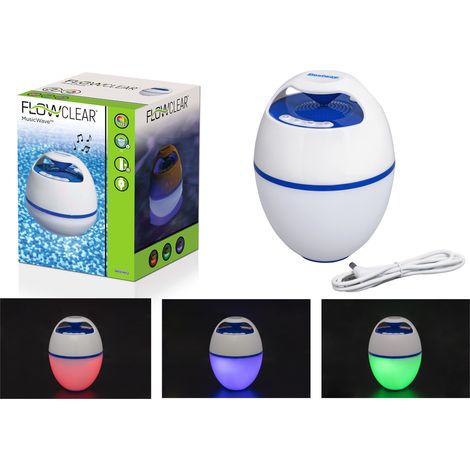 Altavoz Bluetooth LED Flotante Bestway MusicWave Resistente al Agua con 6 Horas de Autonomía (1/5)