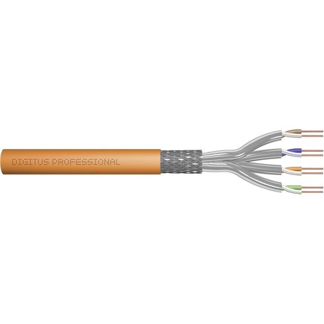 Digitus DK-1743-VH-050 Câble d'installation CAT 7 S/FTP orange 50 m (1/6)