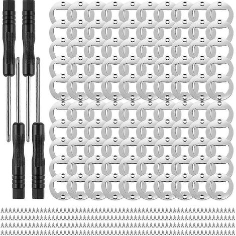 Kit de 100 ouvre-bouteilles à monter soi-même, en métal, pour ouvrir une bouteille de bière. (1/5)