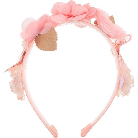 Pink Floral Headband for Girls, Plastic and Accessory for Boys (1/5)