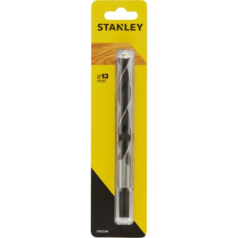 Broca de acero con punta centradora ø 13.0 mm. STANLEY STA52246-QZ
