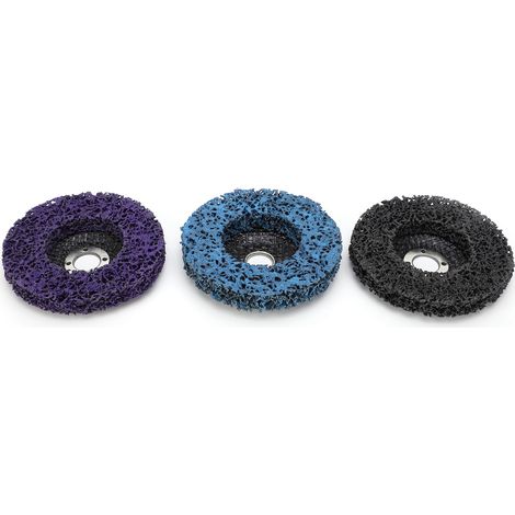 3 Pièces Disque de Polissage Roue à Polir Élastique Résine Abrasif Outil 4 Pouces 100x16mm (1/5)