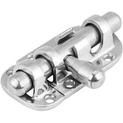 chiavistello inox nautica,Verrou de serrure de porte de bateau, fermoir de verrou en acier inoxydable Fermoir de boulon de baril de glissi¨¨re de verrou de porte de bateau (1/4)