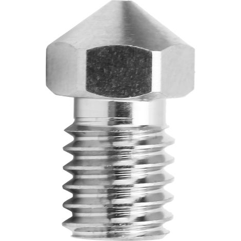 Buse d'impression 3D 0,4mm en laiton nickelé, tête d'extrusion de remplacement pour imprimante (1/5)
