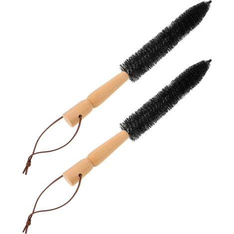 Brosse Multifonction de Nettoyage pour Cheminée en Acier Inoxydable et Nylon, Lot de 2pcs Nettoyage Profond Conduits (1/5)