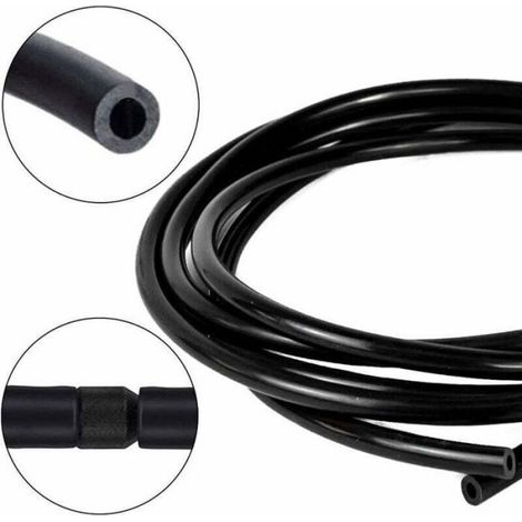 5m Kit de Tuyau Essuie Glace, Tuyau de Liquide de Lave-Glace, Tuyau Flexible, Buse D'essuie-Glace Brouillard Lave-Linge Tuyau (1/4)