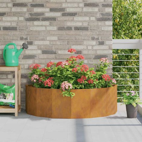 vidaXL Fioriera Ruggine 120 x 60 x 35 cm (1/5)