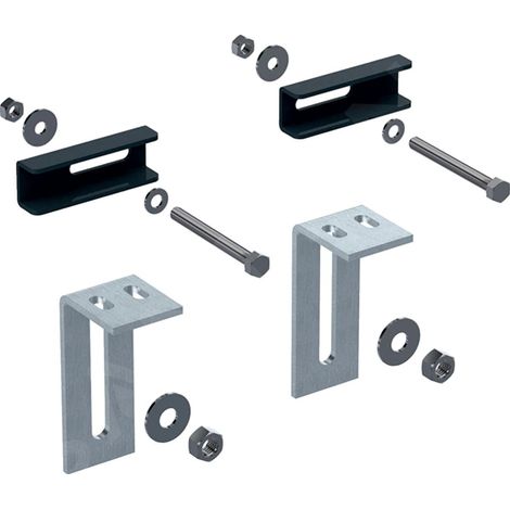 Geberit Accessoires - Kit de montage pour élément sanitaire Monolith pour WC, destiné à être monté sur la tige filetée existant (1/2)