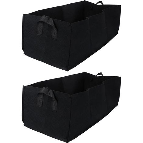Kit de culture de plantes en 2 pièces : sacs de jardinage avec poignées pour fleurs et légumes, outils de jardinage inclus. (1/4)
