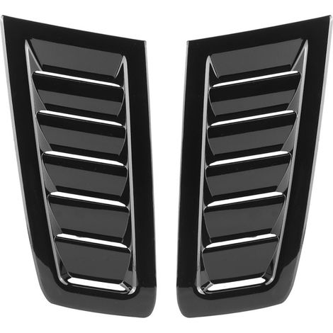 Modifizierte ABS-Motorhaubenentlüftung, passend für Ford Focus RS MK2 in Hochglanzschwarz (1/5)