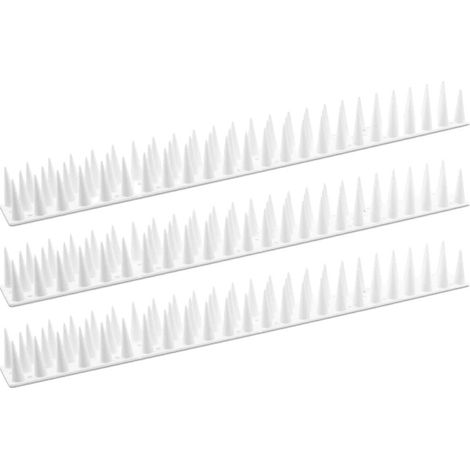 Punte dissuasive per uccelli, design flessibile, materiale atossico, trasparenti - 3 pezzi (1/2)