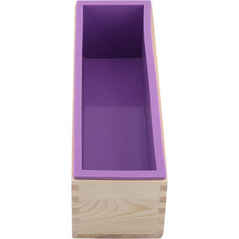 Moule à toast rectangulaire en silicone de 1200 ml, moule à gâteau en silicone, moule à savon en silicone (1/5)