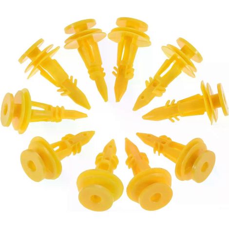 Lot de 10 pinces de fixation de panneau de porte arrière de voiture en nylon 6502991 compatibles avec Jeep Grand Cherokee WJ, Laredo, Chrysler Mini Vans, Cirrus et Dodge (1/5)