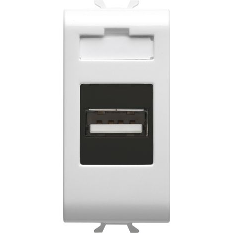 CONNECTEUR USB BLANC SAT. GEWISS GW15459