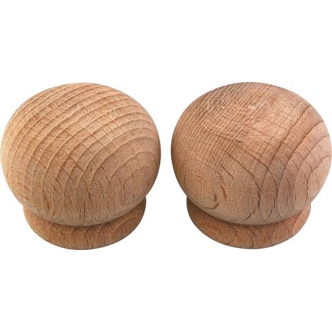 2 X Embouts Décoratifs Hêtre Ateliers 28
