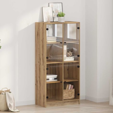 vidaXL  Highboard  Artisan Oak 68 x 37 x 142 cm Engineered Wood