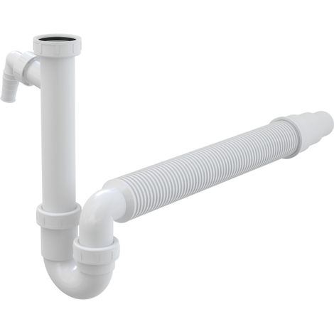 Mezzo sifone per lavabo con dado 6/4 (1/3)