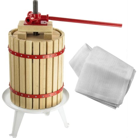 Obstpresse Trento 18 Liter Beerenpresse Weinpresse Spindelpresse mit Presstuch (1/4)