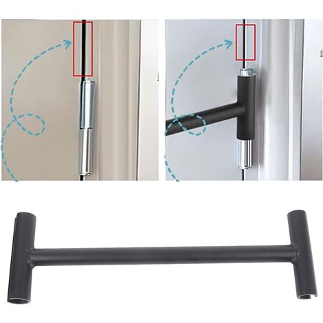 Türhaken, Türversteller, Türhaken 0,134–0,180 für Gewerbetüren, robustes Türverstellwerkzeug aus Kohlenstoffstahl, 916 g (1/5)
