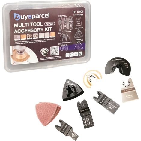 Multi Function 27 Piece Bi-Metal Multi Tool Blade Set Wood Metal Cutting Sanding