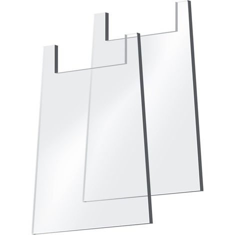 Lot de 2 cales d'espacement transparentes en acrylique pour canapé, lit et armoire (1/5)